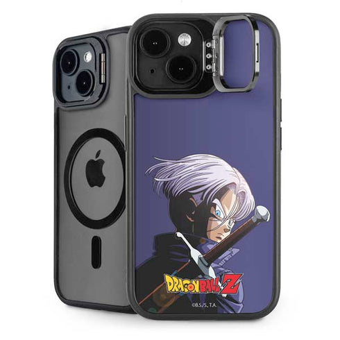 Dragon Ball Z Trunks Portrait iPhone 15 Plus Kickstand Case