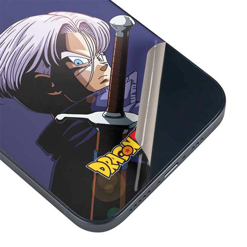 Dragon Ball Z Trunks Portrait iPhone 15 Plus Skin
