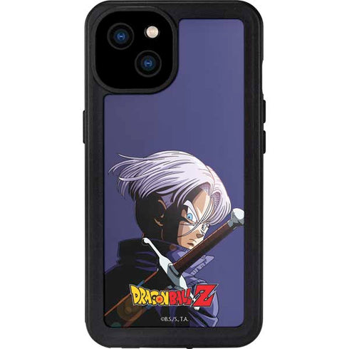 Dragon Ball Z Trunks Portrait iPhone 15 Plus Waterproof Case