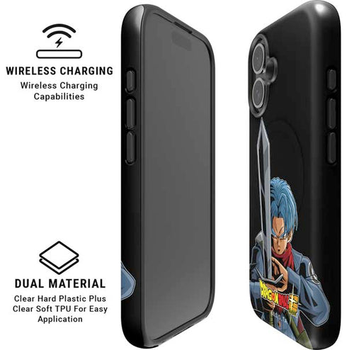 Dragon Ball Super Trunks Portrait iPhone 16 Plus Magsafe Impact Case