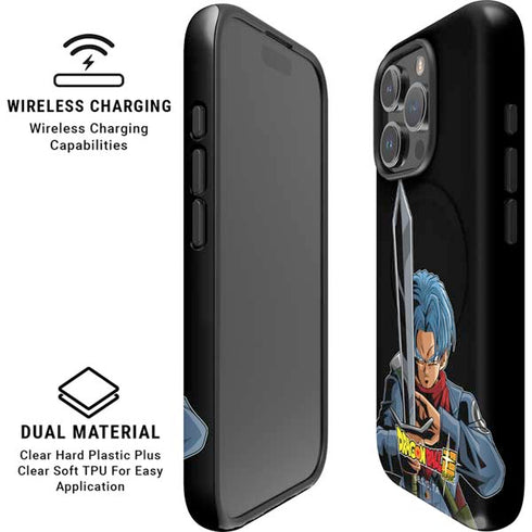 Dragon Ball Super Trunks Portrait iPhone 16 Pro Magsafe Impact Case