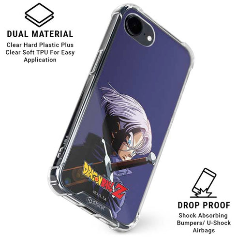 Dragon Ball Z Trunks Portrait iPhone 16e Clear Case