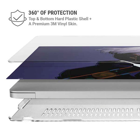 Dragon Ball Z Trunks Portrait MacBook Pro 14in (2021-24) Case plus Skin
