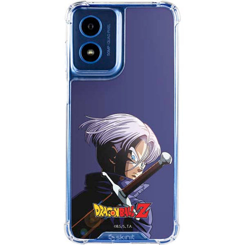 Dragon Ball Z Trunks Portrait Moto G Play 4G (2024) Clear Case