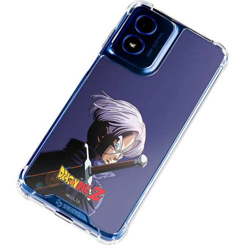 Dragon Ball Z Trunks Portrait Moto G Play 4G (2024) Clear Case
