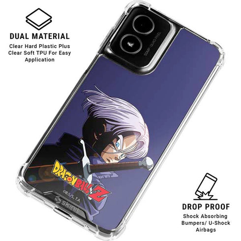 Dragon Ball Z Trunks Portrait Moto G Power 5G (2024) Clear Case