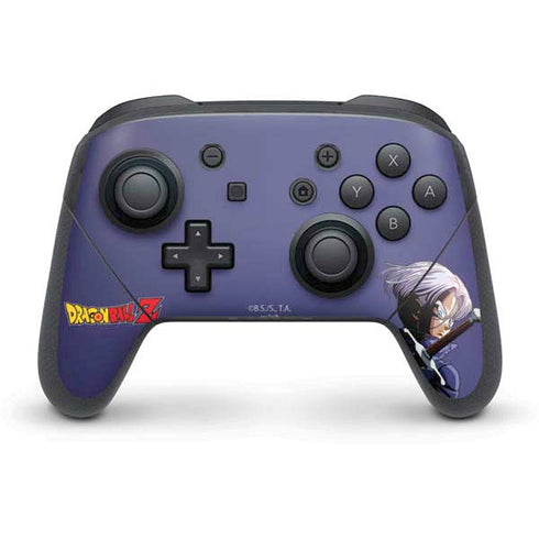 Dragon Ball Z Trunks Portrait Nintendo Switch Pro Controller Skin