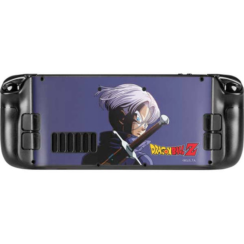Dragon Ball Z Trunks Portrait Steam Deck Handheld Gaming Computer OLED Skin