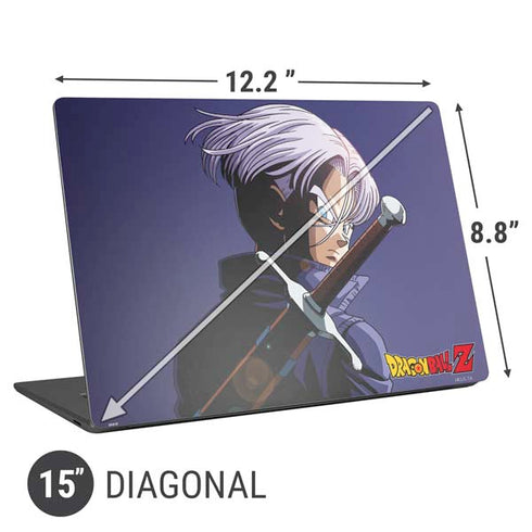 Dragon Ball Z Trunks Portrait Universal Laptop 15in (12.2 x 8.8in) Skin