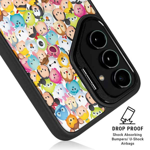 Disney Tsum Tsum Animated Characters Galaxy S25 Kickstand Case