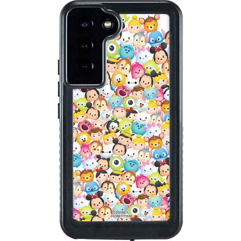 Disney Tsum Tsum Animated Characters Galaxy S24 Plus Waterproof Case