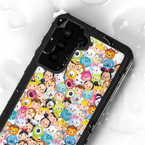 Disney Tsum Tsum Animated Characters Galaxy S24 Plus Waterproof Case