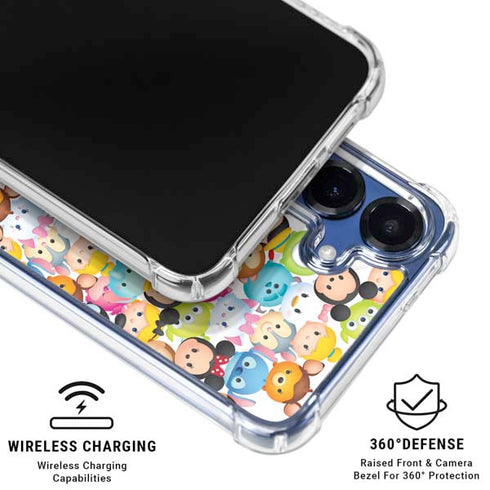 Disney Tsum Tsum Animated Characters Galaxy S25 Clear Case