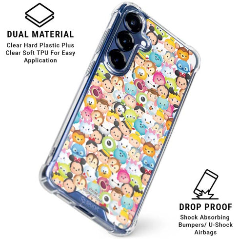 Disney Tsum Tsum Animated Characters Galaxy S25 FE Clear Case