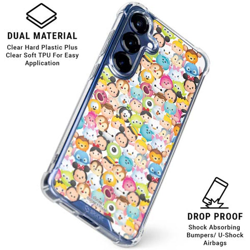 Disney Tsum Tsum Animated Characters Galaxy S25 Plus Clear Case