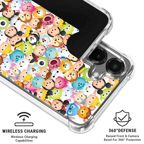 Disney Tsum Tsum Animated Characters Galaxy S26 Clear Case