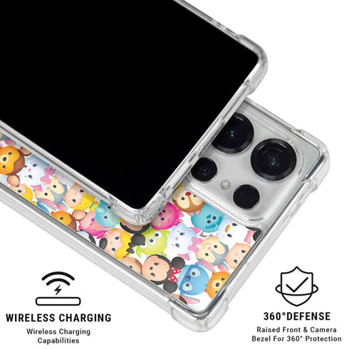 Disney Tsum Tsum Animated Characters Galaxy S26 Ultra Clear Case