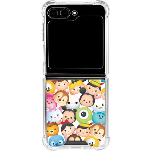 Disney Tsum Tsum Animated Characters Galaxy Z Flip6 Clear Case