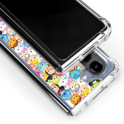 Disney Tsum Tsum Animated Characters Galaxy Z Fold5 5G Clear Case