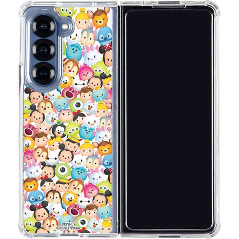Disney Tsum Tsum Animated Characters Galaxy Z Fold7 Clear Case