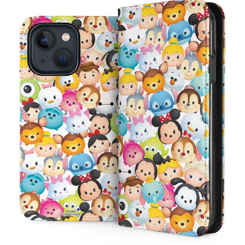 Disney Tsum Tsum Animated Characters iPhone 13 Folio Case