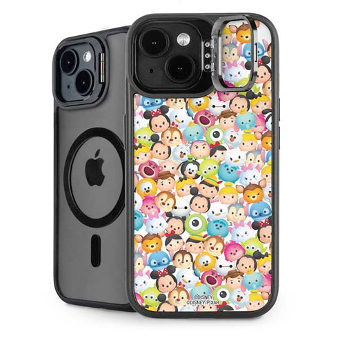 Disney Tsum Tsum Animated Characters iPhone 14 Plus Kickstand Case