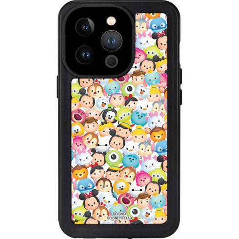 Disney Tsum Tsum Animated Characters iPhone 15 Pro Waterproof Case