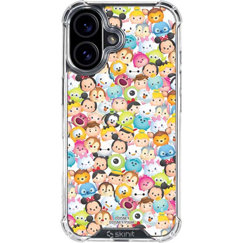 Disney Tsum Tsum Animated Characters iPhone 16 Plus Clear Case