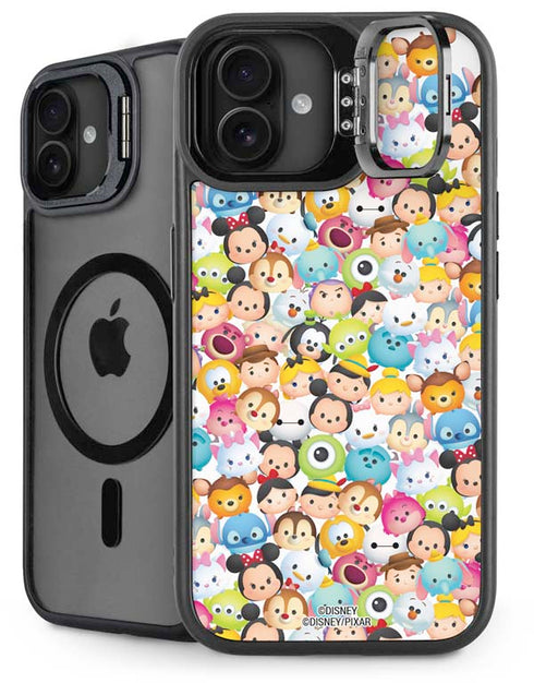 Disney Tsum Tsum Animated Characters iPhone 16 Plus Kickstand Case
