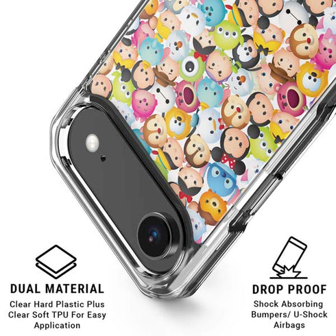 Disney Tsum Tsum Animated Characters iPhone 17 Air Clear Case