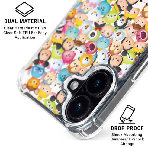 Disney Tsum Tsum Animated Characters iPhone 17 Clear Case