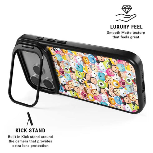 Disney Tsum Tsum Animated Characters iPhone 17 Pro Kickstand Case