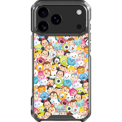 Disney Tsum Tsum Animated Characters iPhone 17 Pro Max Clear Case