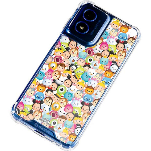 Disney Tsum Tsum Animated Characters Moto G Play 4G (2024) Clear Case