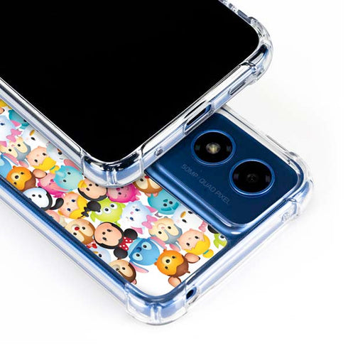 Disney Tsum Tsum Animated Characters Moto G Play 4G (2024) Clear Case