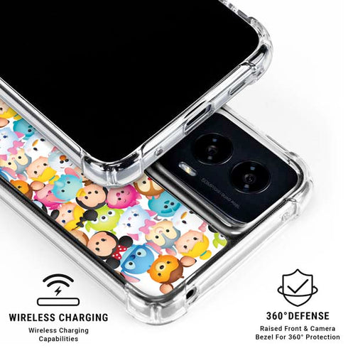 Disney Tsum Tsum Animated Characters Moto G Power 5G (2024) Clear Case