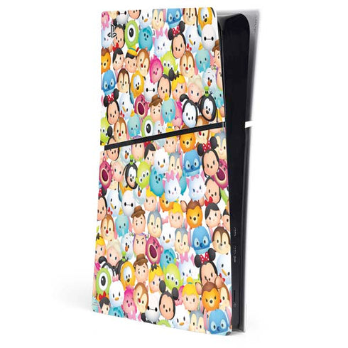 Disney Tsum Tsum Animated Characters PS5 Slim Digital Edition Console Skin