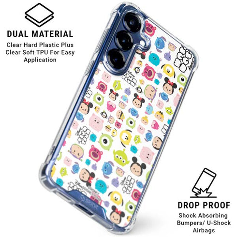 Disney Tsum Tsum Disney Characters Galaxy S25 Clear Case