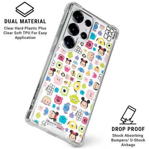Disney Tsum Tsum Disney Characters Galaxy S25 Ultra Clear Case
