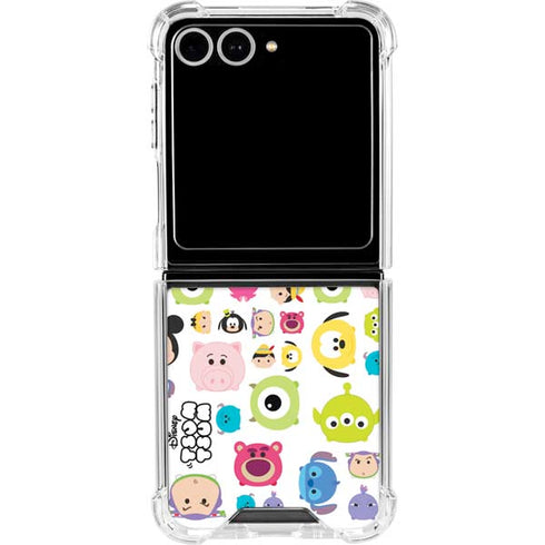 Disney Tsum Tsum Disney Characters Galaxy Z Flip7 Clear Case