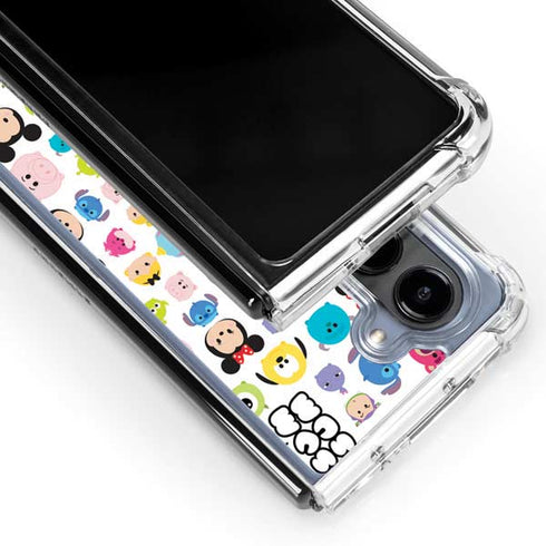 Disney Tsum Tsum Disney Characters Galaxy Z Fold5 5G Clear Case