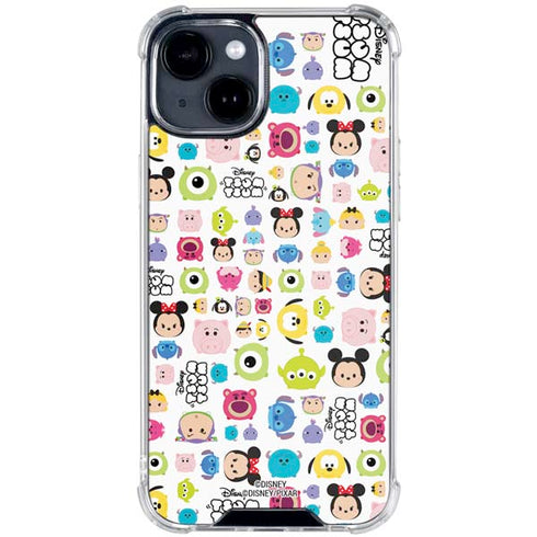 Disney Tsum Tsum Disney Characters iPhone 15 Clear Case