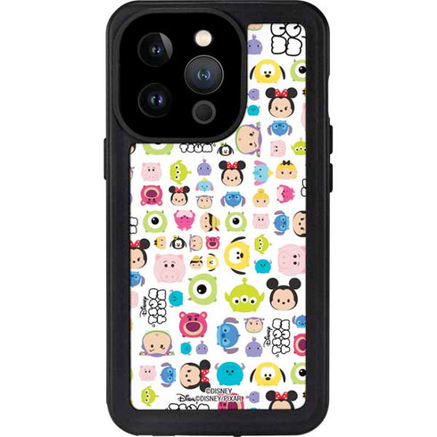 Disney Tsum Tsum Disney Characters iPhone 15 Pro Waterproof Case