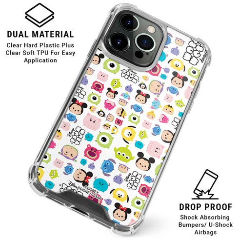 Disney Tsum Tsum Disney Characters iPhone 16 Pro Max Clear Case