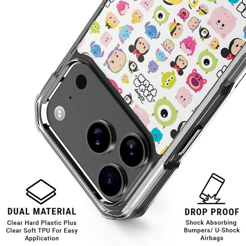 Disney Tsum Tsum Disney Characters iPhone 18 Pro Clear Case