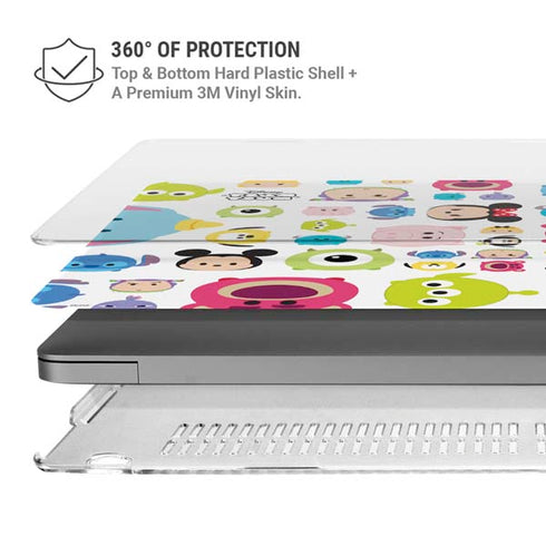 Disney Tsum Tsum Disney Characters MacBook Pro 14in (2021-24) Case plus Skin