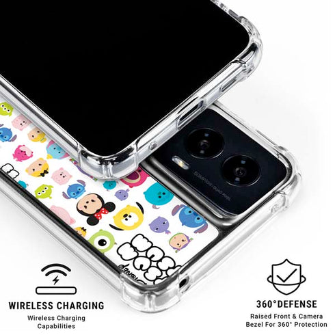 Disney Tsum Tsum Disney Characters Moto G Power 5G (2024) Clear Case