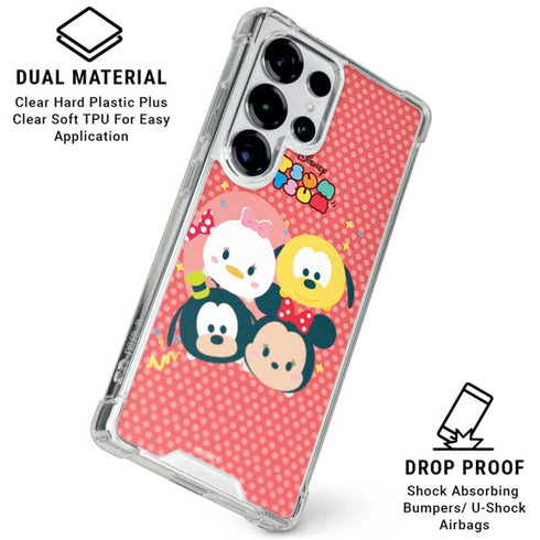 Disney Tsum Tsum Disney Friends Galaxy S25 Ultra Clear Case