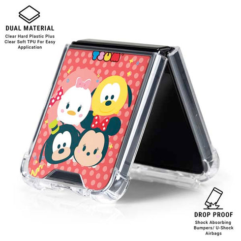 Disney Tsum Tsum Disney Friends Galaxy Z Flip6 Clear Case