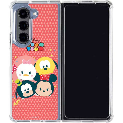Disney Tsum Tsum Disney Friends Galaxy Z Fold5 5G Clear Case